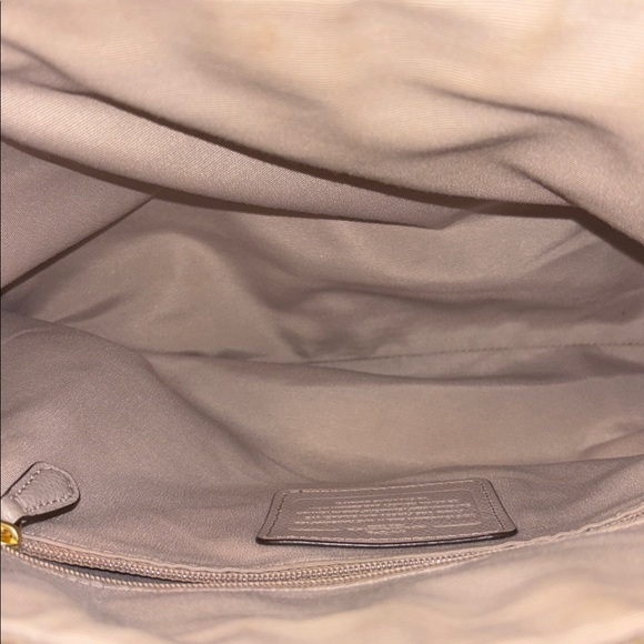 Coach Christie Carryall F36606 Leather Shoulder Bag with Gold Accents - Picture 11 of 13